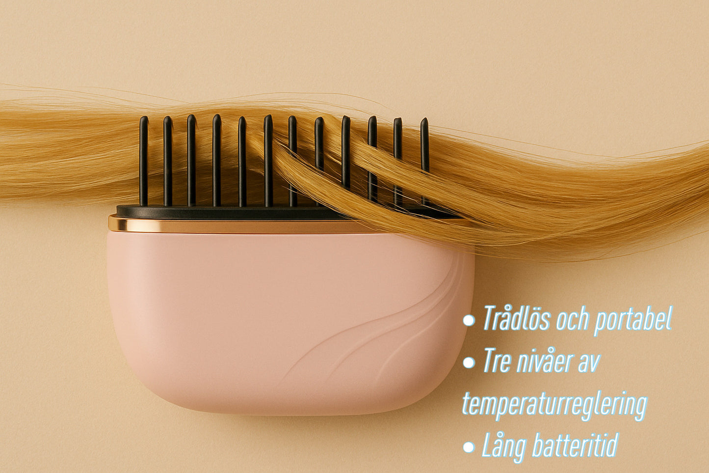 Nordic Aura Mini Anti‑Frizz Hårplattång